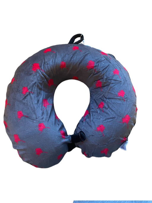 Alaska state, Travel Pillow (Charcoal/Pink) TRAVEL / ACCESSORIES