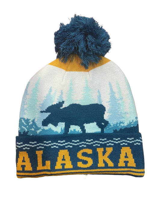 Forest Moose, Knit Hat WEARABLES / WINTER HATS