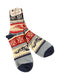 Red/ Blue Mountain Icon, Adult Sock WEARABLES / SOCKS