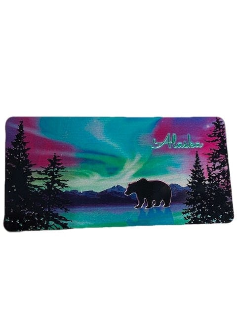 Foil wrap, Northern Lights Bear, Magnet COLLECTIBLES / MAGNETS