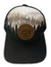 Forest Print with Leather Moose Patch, Trucker Hat WEARABLES / BASEBALL HATS