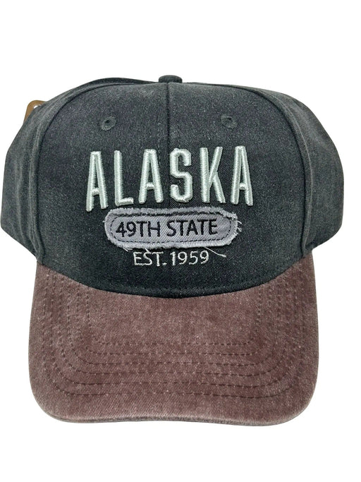 49th State Embroidered, Baseball Hat WEARABLES / BASEBALL HATS