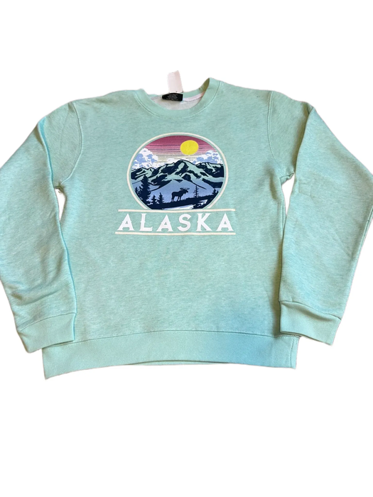 Moose Mountain Retreat, Adult Crew Neck Sweatshirt