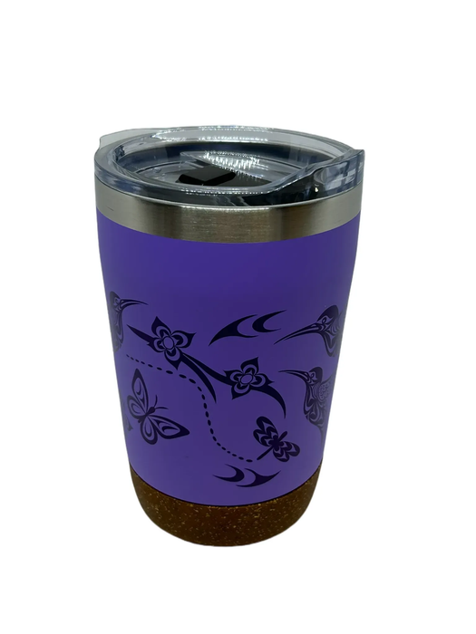 Humming Bird Cork Bottom Travel Mug