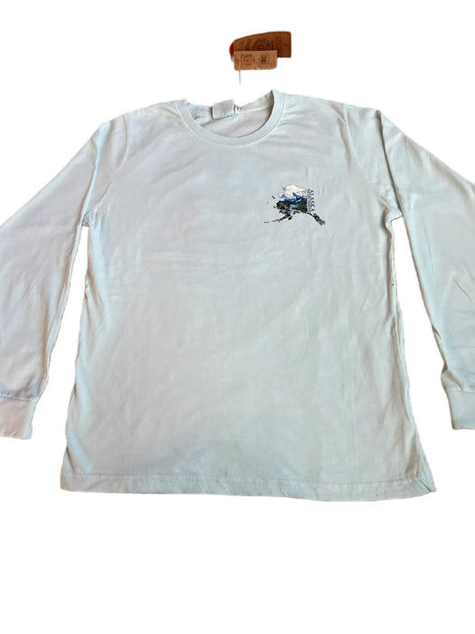 Mountain Alaska State, Long Sleeve Shirt