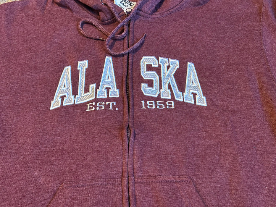 Alaska Est. 1959, Full Zip Hoodie