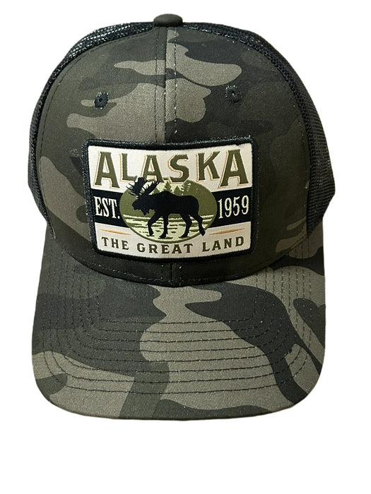 Last Frontier Camo Moose, Trucker Hat