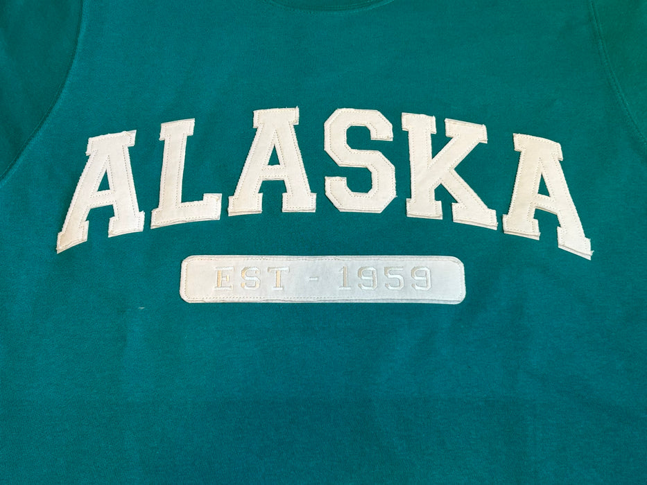 Alaska EST 1959 Applique, Crew Neck