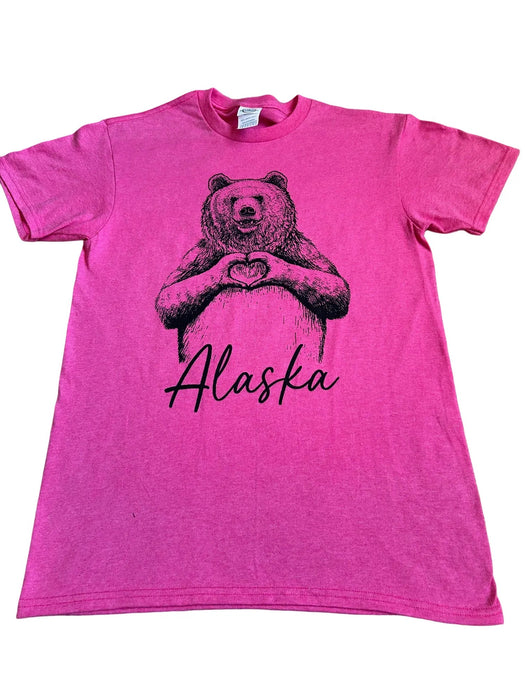 Heart Bear, Adult T-shirt