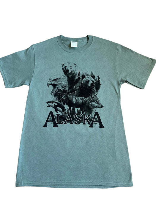 Animal Collage,  Adult T-shirt