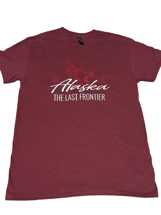 Drawn Up Bear The Last Frontier, Embroidered Shirt