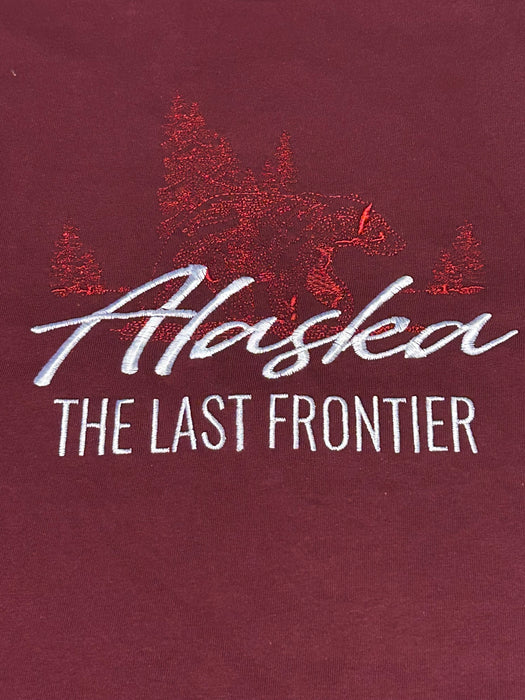 Drawn Up Bear The Last Frontier, Embroidered Shirt