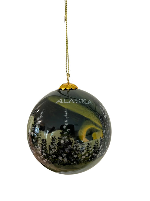 Northern Lights Alaska, Ball Ornament