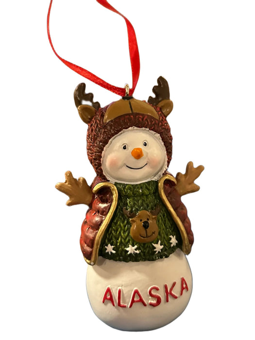 Snowman Moose, Ornament