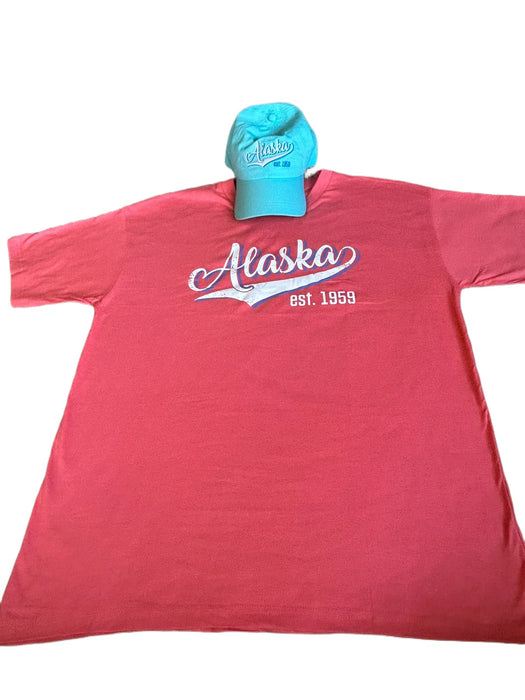 Alaska Script Hat & Tee Combo