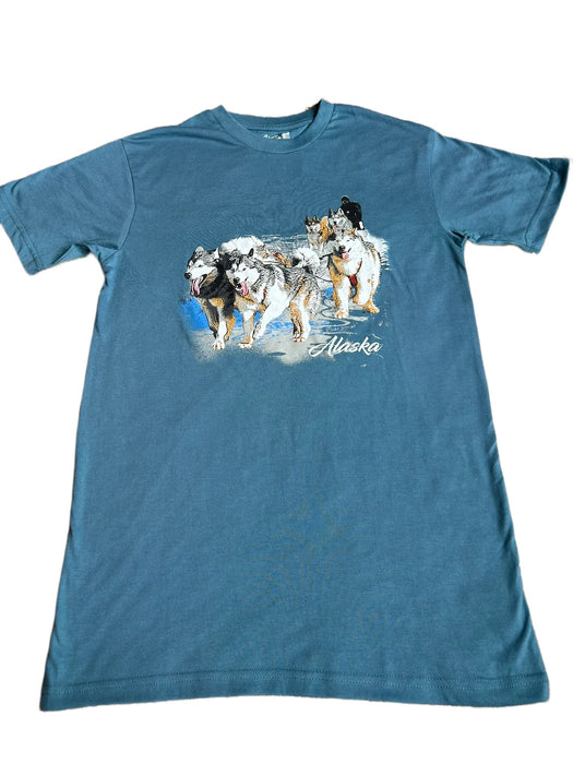 Husky Sled Dog Team, T-shirt