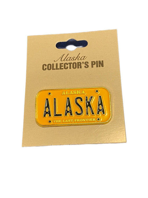 AK License Plate, Pin COLLECTIBLES / PINS