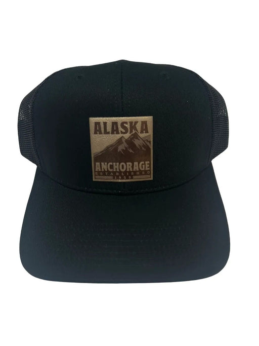 Alaska Anchorage Gold Leatherette, Tucker Hat WEARABLES / BASEBALL HATS