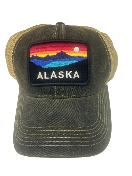 Alaska Horizon Trucker Hat, Black WEARABLES / BASEBALL HATS