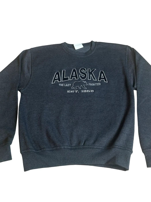 Alaska Last Frontier Bear 1959, Crewneck Sweatshirt CREWNECKS