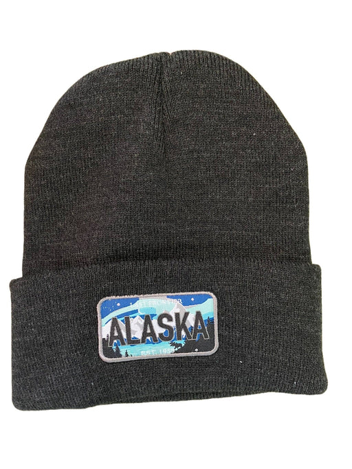 Alaska License Plate, Adult Winter Hat WEARABLES / WINTER HATS