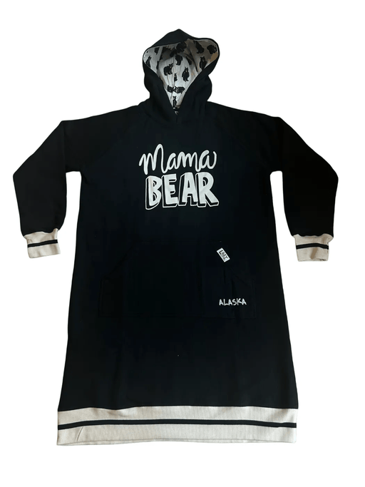 Alaska Mama Bear, Adult sleep Hoodie Soft goods/ SleepShirts