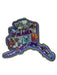 Alaska Map Die Cut Foil Magnet COLLECTIBLES / MAGNETS