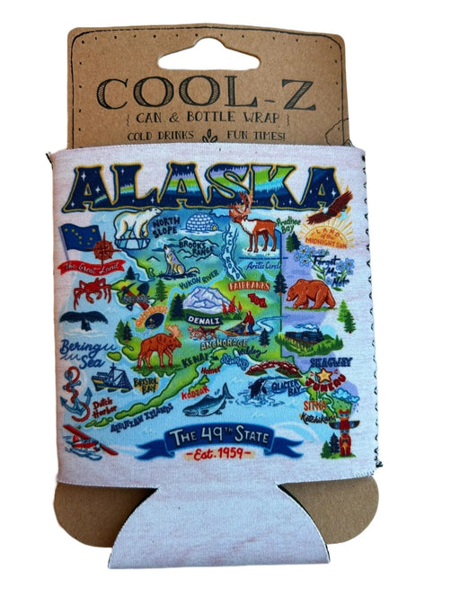 Alaska Map Icon Can Cooler KITCHEN / KOOZIES