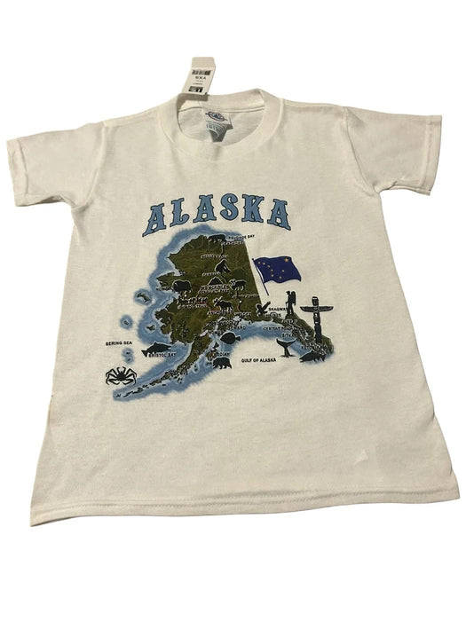 Alaska Map Icon,  Youth Shirt SOFT GOODS / KIDS