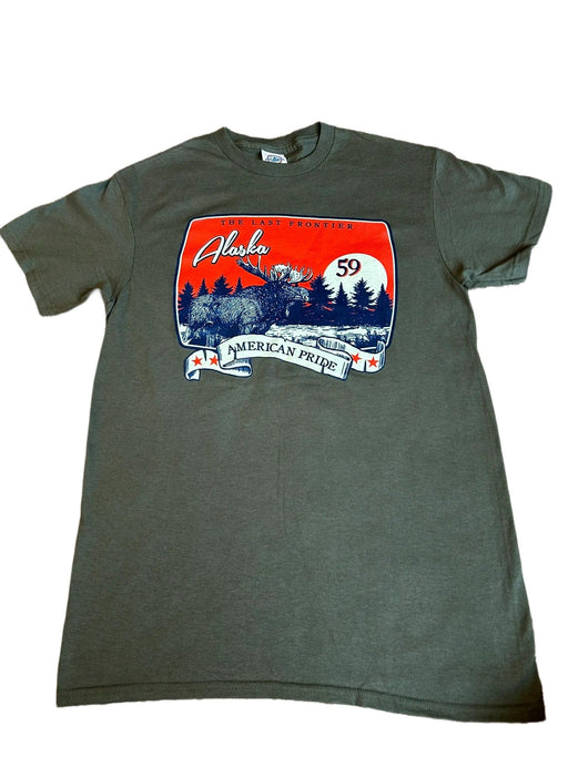 Alaska Moose, American Pride T-shirt SOFT GOODS / T-SHIRT