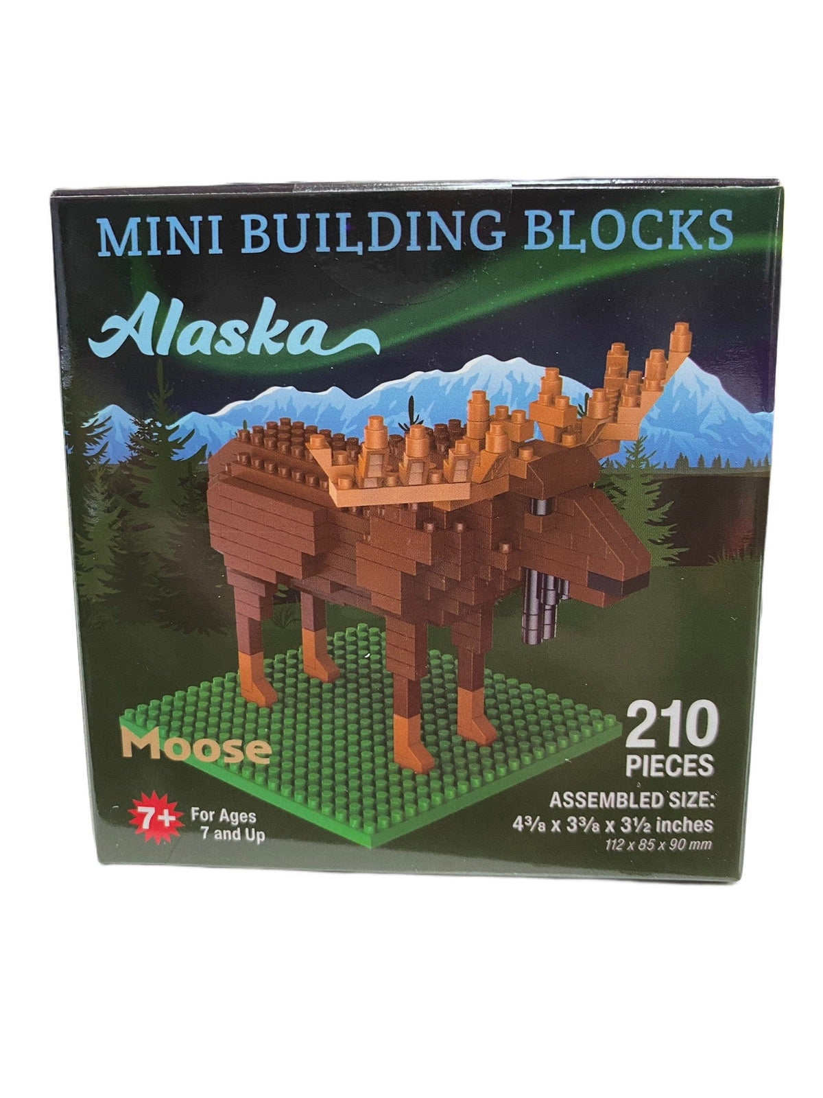 Alaska Moose, Mini Building Blocks — Polar Bear Gifts
