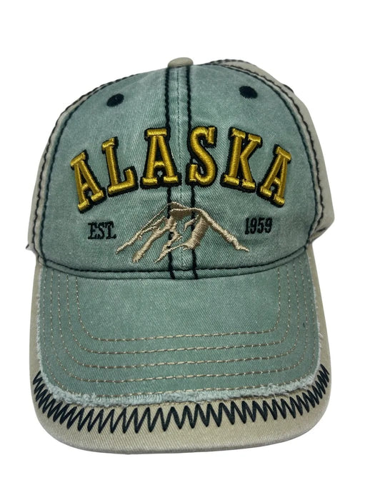 Alaska Mountain Embroidered Baseball Hat WEARABLES / BASEBALL HATS