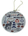 Alaska Nordic Tin Plate Ornament COLLECTIBLES / ORNAMENTS