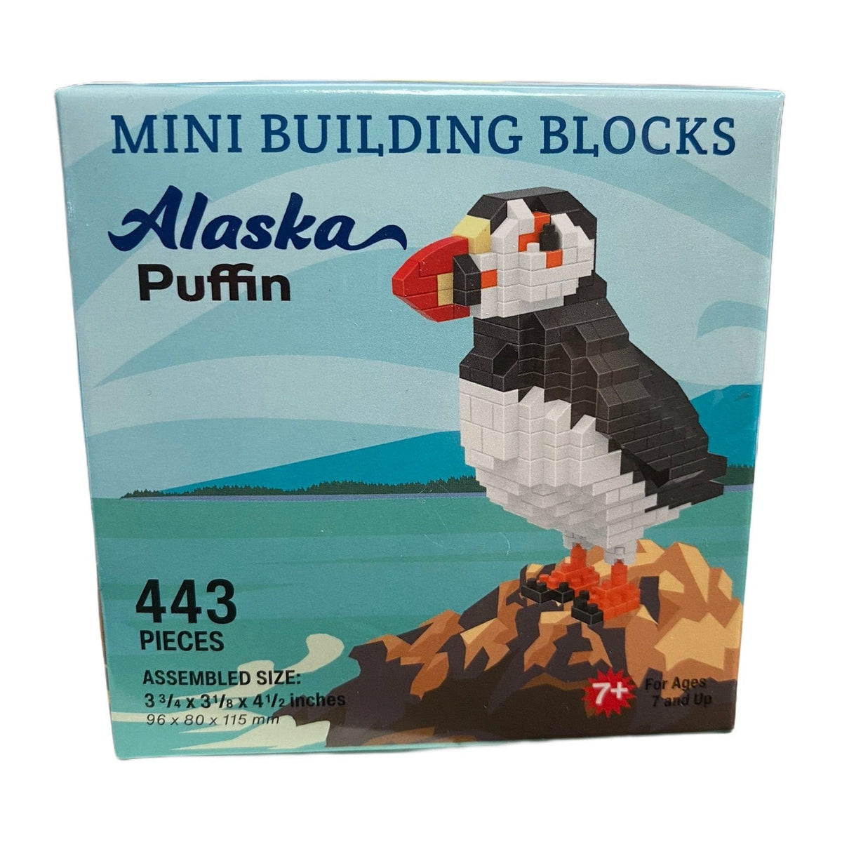 Alaska Puffin, Mini Building Blocks — Polar Bear Gifts