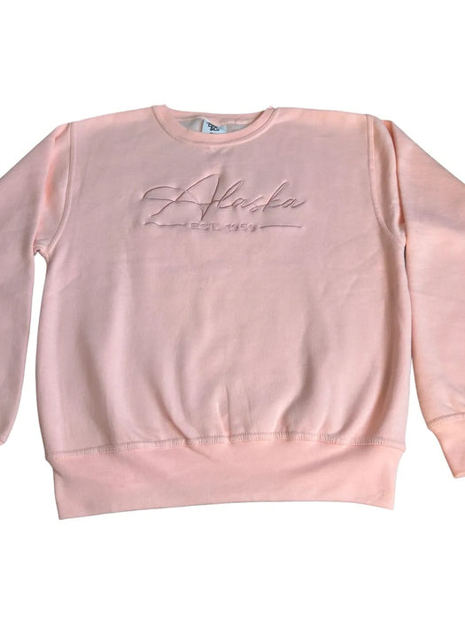 Alaska Script EST 1959, Crewneck Sweatshirt CREWNECKS