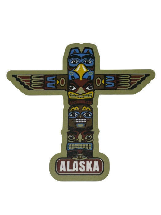Alaska Totem Pole Sticker COLLECTIBLES / STICKERS