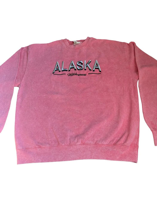 Alaska Wilderness, Acid Wash Crew Neck CREWNECKS