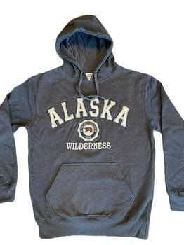 Alaska Wilderness Bear Patch Hoodie, 3XL-5XL SOFT GOODS / S-SHIRTS
