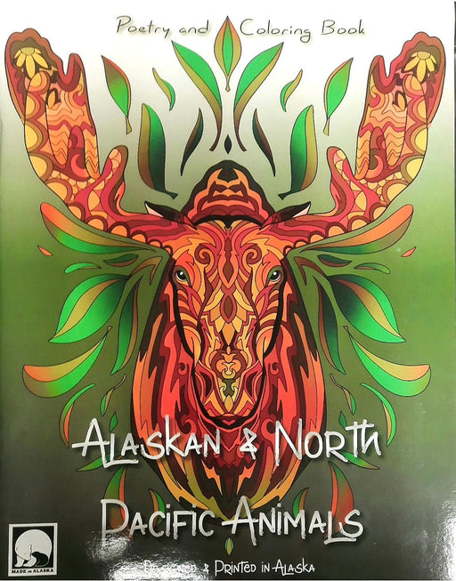 Alaskan & North Pacific Animals - Poetry and Coloring book BOOKS