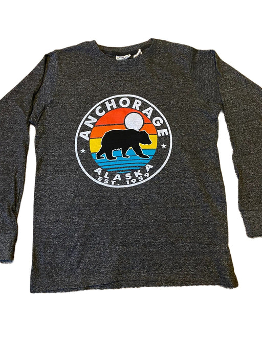 Anchorage Circle Bear, Snow Long Sleeve Shirt SOFT GOODS / LONG SLEEVES