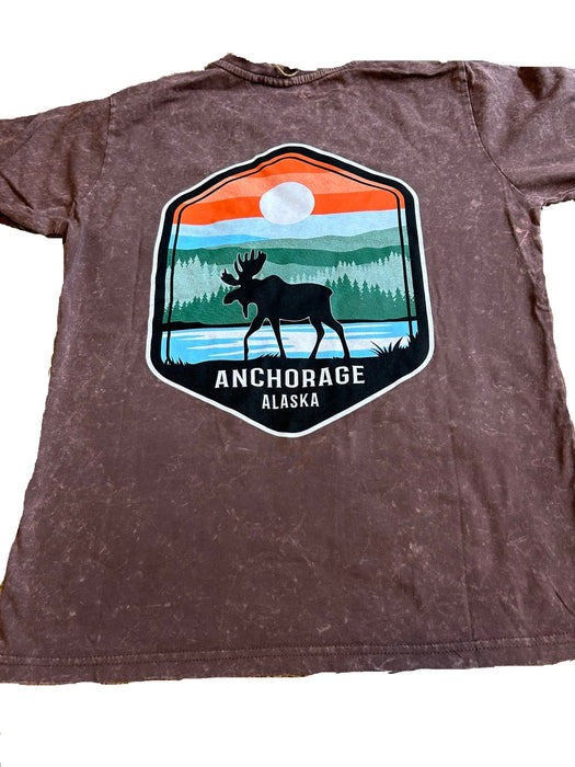 Anchorage Moose, Acid Wash Long sleeve Shirt SOFT GOODS / LONG SLEEVES