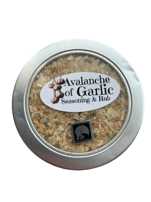 Avalanche of Garlic Season & Rub, Tin FOOD