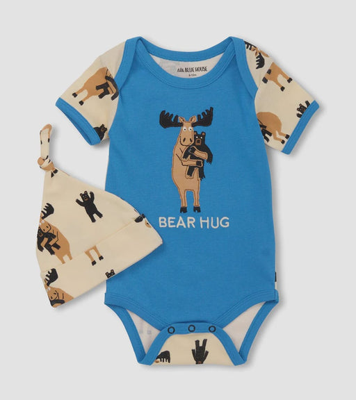 Bear Hug Embroidered Baby Body Suit Soft Goods / Baby