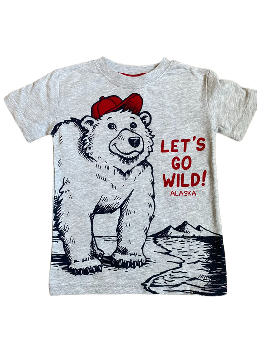 Lets Go Wild Bear, Kid's T-shirt