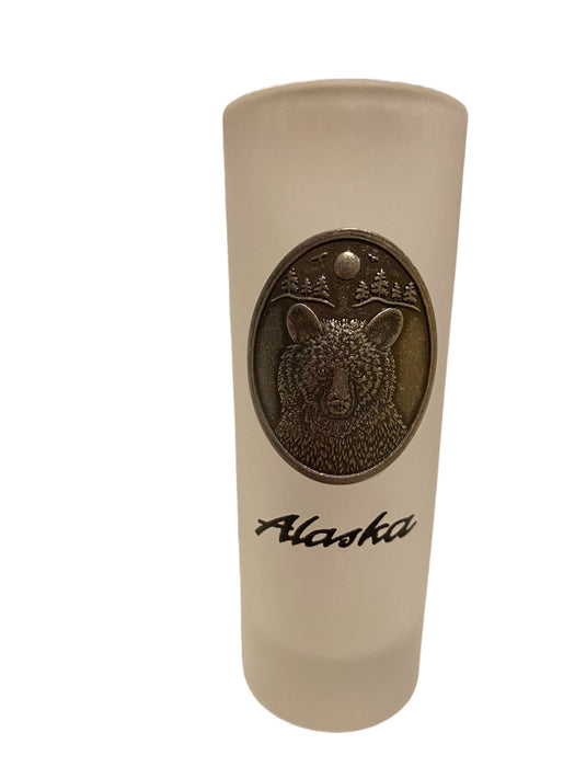 Bear Pewter Frosted Shooter KITCHEN / SHOT GLASSES