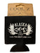 Black Leather Koozie, Antler and Mountain KITCHEN / KOOZIES