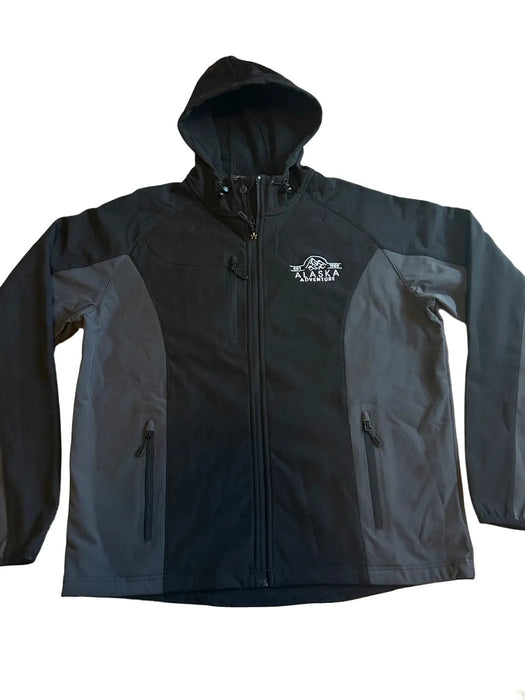 Black, Mckinley Hooded Softshell Jacket SOFT GOODS / JACKETS