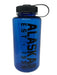 Blue Wide Mouth Water Bottle Travel/Bottles and Cups