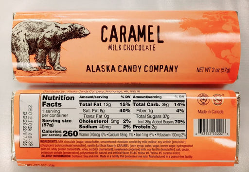 Caramel Milk Chocolate Bar FOOD / CHOCOLATE