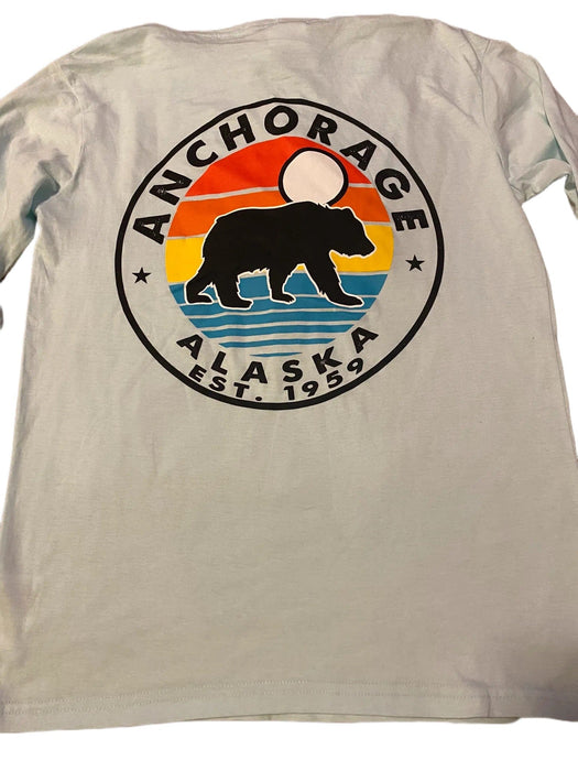 Circle Bear Anchorage, Hooded Long Sleeve Shirt SOFT GOODS / LONG SLEEVES
